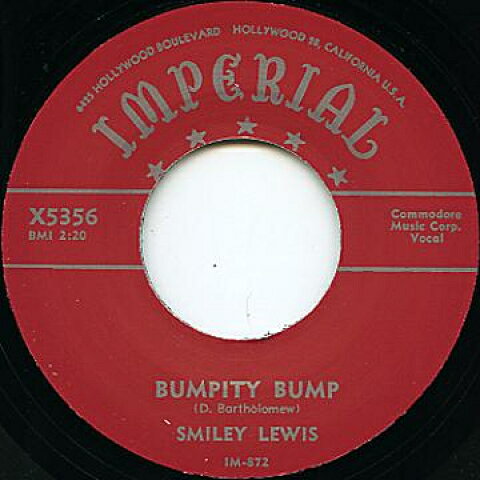 【新品】英7” Smiley Lewis Bumpity Bump / Shes Got Me Hook, Line &amp; Sinker IMPERIAL5356 Imperial UK /00098
