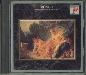 CD Mozart, Murray Perahia, Englis ピアノ協奏曲第21番, ピアノ協奏曲第27番 FCCC50161 SONY /00110