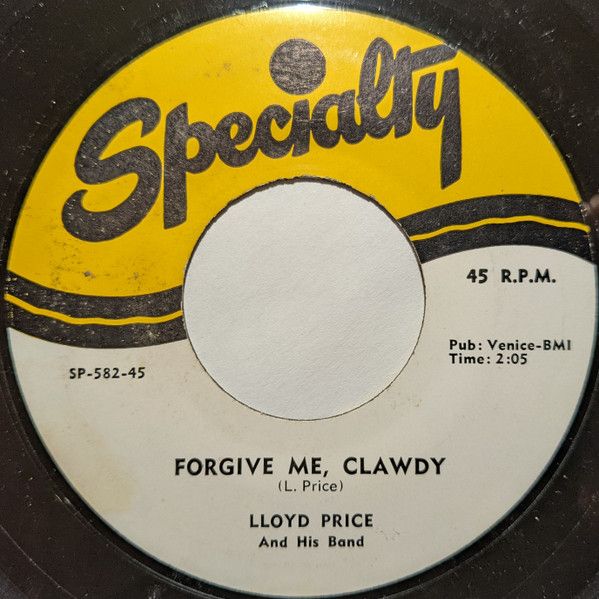 【中古】米7” Lloyd Price & His Band Forgive Me, Clawdy SP58245 Specialty /00080