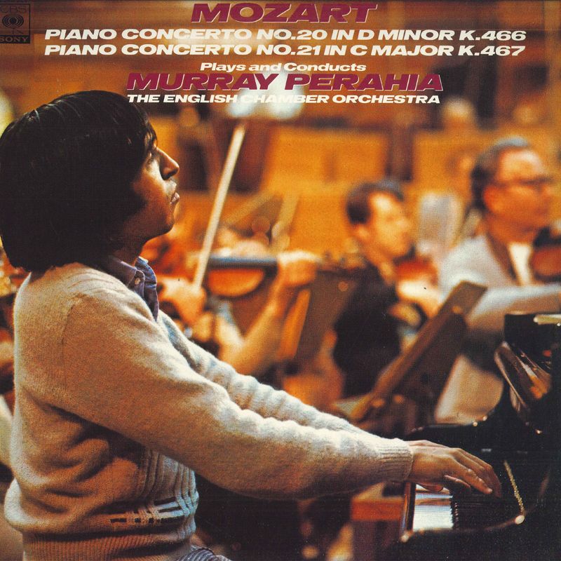 【中古】LP マレー・ペライア, イギリス室内 モーツァルト: ピアノ協奏曲第20, 21番 23AC629 CBS SONY /00260