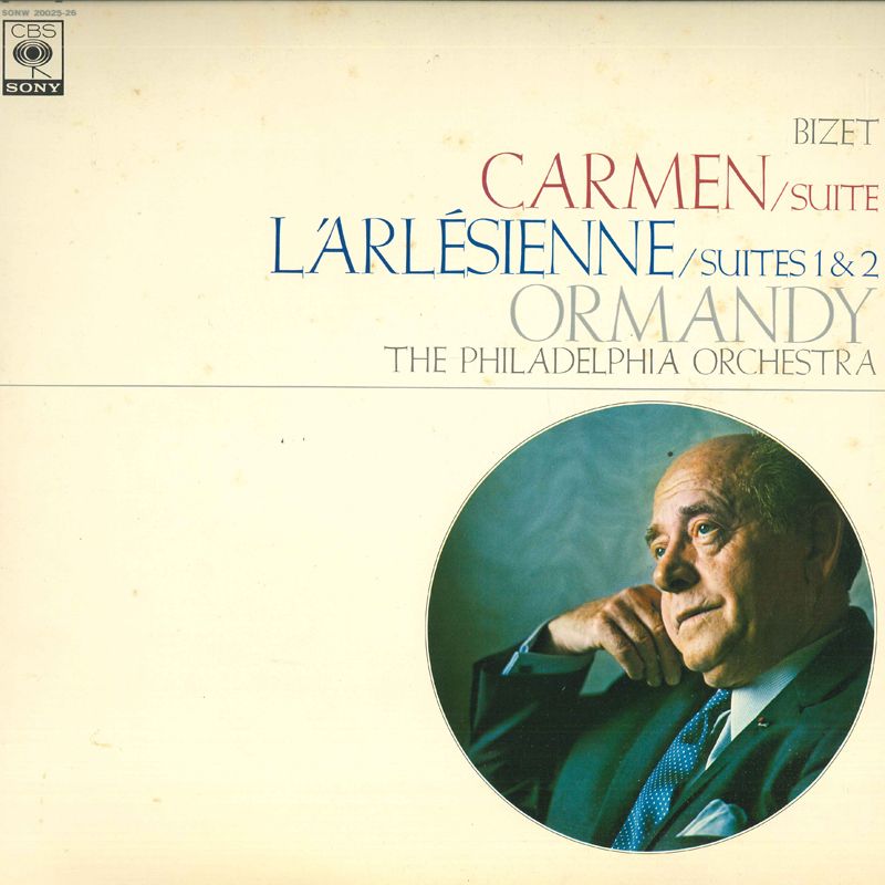 【中古】2LP Eugene Ormandy, The Philadelph Bizet Carmen Suite / Larlesienne Suites1 & 2 SONW2002526 CBS/SONY /00660