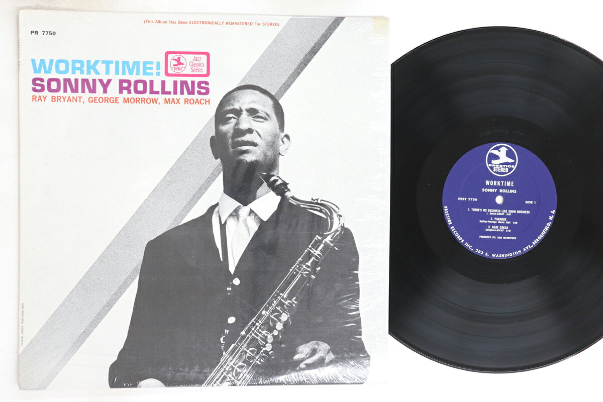 ・アーティスト Sonny Rollins ・タイトル Worktime ・レーベル・型番 PRESTIGE PRST7750 ・フォーマット LPレコード ・コンディション(盤) 良い (VG+) ・コンディション(ジャケット) 良い (VG+) ・コンディション(帯) オビなし ・特記事項 【シュリンク残し】 実際に発送される商品の画像です 【ご購入前に必ずご確認ください】 ・本店サイト(www.recordcity.jp)とは価格、送料が違います ・本店サイト、その他支店のオーダーとは同梱発送できません ・注文確定後に別の注文を頂いた場合、注文同士の同梱は致しかねます。 ・別倉庫から発送しているため、店頭受け渡しは対応しておりません ・一部商品は他の通販サイトでも販売しているため、ご注文のタイミングによっては商品のご用意ができない場合がございます。 ・土日祝日はお休みです 金曜・祝前日9時以降のご連絡またはご入金は、返答または発送が週明け・祝日明けに順次対応となります。 ・ご購入後のキャンセル不可 ご購入後のキャンセルはいかなる理由においてもお受けできません。ご了承の上、ご購入くださいませ。 ・日本郵便(ゆうパック/ゆうメール)によるお届けになります。 ・中古品であることをご理解ください 当ストアでは中古商品を主に販売しております。中古品であることをご理解の上ご購入ください。また、一部商品はRecordCityオンラインストアで試聴可能です。 ・返品について お客様のご都合による返品は一切承っておりません。 表記の内容と実際の商品に相違がある場合、また針飛び等で返品・返金をご希望される場合は、商品の到着後1週間以内にご連絡ください。商品の返送をこちらで確認後、キャンセル・返金を行います。 コンディションVG以下の商品は返品できません。プレイに影響のない表面のこすれ傷、プレス起因のノイズ盤は返品の対象外です。 【コンディション表記】 ・ほぼ新品(M-)(Like New) 完全な新品。未使用。当店ではほぼ使用しません ・非常に良い(EX)(Excellent) 中古盤として美品な状態。わずかな経年を感じるものの傷みを感じさせない、当店基準で最高の状態 ・良い(VG+)(Very Good Plus) 丁寧に扱われた中古品で、軽い使用感がみられる。 ・可(VG)(Acceptable) 使い込まれた中古品で、「良い」よりもさらに使用感がみられる。 ・悪い(VG-)(Bad) 状態が悪いアイテム。使用の保障はなく、再生不可、針飛び、目立つノイズがあるかもしれない。状態によるクレーム不可。返品不可。 ・非常に悪い(G)(Very Bad) 「悪い」よりさらに状態が悪いアイテム。使用の保障はなく、再生不可、針飛び、目立つノイズがあるかもしれない。状態によるクレーム不可。返品不可。 ・ジャンク(Fair)(Junk/Fair) 割れている、反っている、水ダメージがある、カビ、ジャケットが分離している、ひどい書き込み、ひどい擦れなど最低の状態。使用の保障はなく、再生不可、針飛び、目立つノイズがあるかもしれない。状態によるクレーム不可。返品不可。 ・ジャンク(Poor)(Junk/Poor) 割れている、反っている、水ダメージがある、カビ、ジャケットが分離している、ひどい書き込み、ひどい擦れなど最低の状態。使用の保障はなく、再生不可、針飛び、目立つノイズがあるかもしれない。状態によるクレーム不可。返品不可。