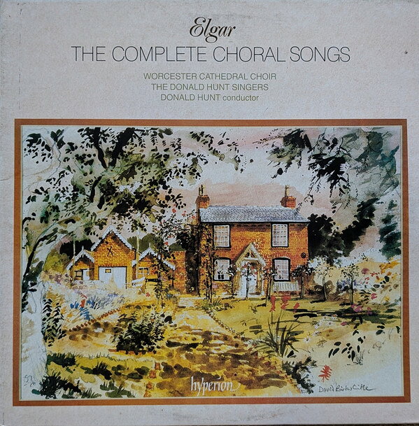 【中古】LP Sir Edward Elgar - Choir Of Wo The Complete Choral Songs A66272 Hyperion /00260