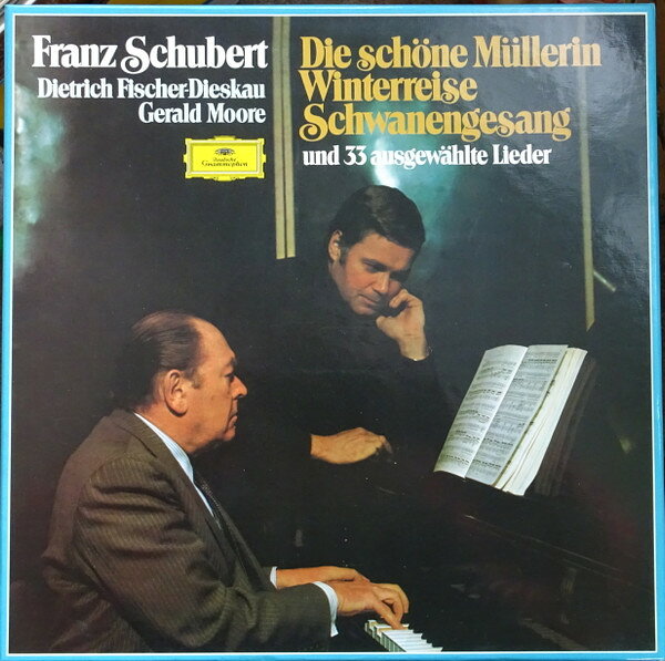 【中古】独6LP Franz Schubert, Dietrich Fisch Die Schone Mullerin, Winterreise, Schwan...