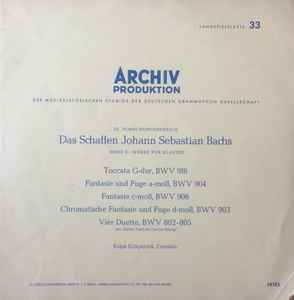 【中古】独LP Johann Sebastian Bach, Ralph K Cembalowerke Bwv 916, 904, 906, 903 Und 802-805 14185 ARCHIV PRODUKTION /00260 【中古】独LP Johann Sebastian Bach, Ralph K Cembalowerke Bwv 916, 904, 906, 903 Und 802-805 14185 ARCHIV PRODUKTION /00260
