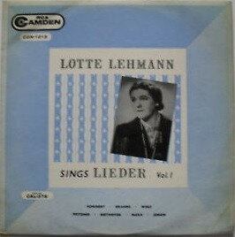 【中古】英LP Lotte Lehmann Lotte Lehmann Sings Lieder, Vol. 1 CDN1015 RCA CAMDEN /00260 【中古】英LP Lotte Lehmann Lotte Lehmann Sings Lieder, Vol. 1 CDN1015 RCA CAMDEN /00260