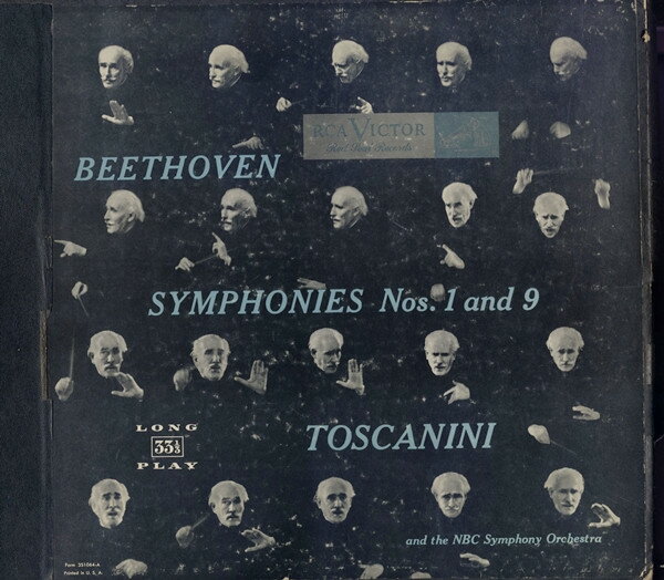 【中古】米3LP Ludwig van Beethoven , Arturo Symphonies Nos. 1 And 9 LM6009 RCA Victor...