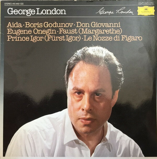 šLP George London (2) Aida, Boris Godunov, Don Giovanni, Eugene On...