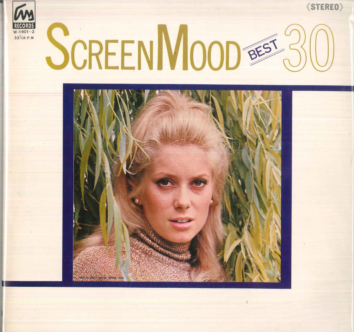 【中古】2LP Screen Symphony Orchestra , Th Screen Mood Best 30 W1901~2 World Music Service /00660