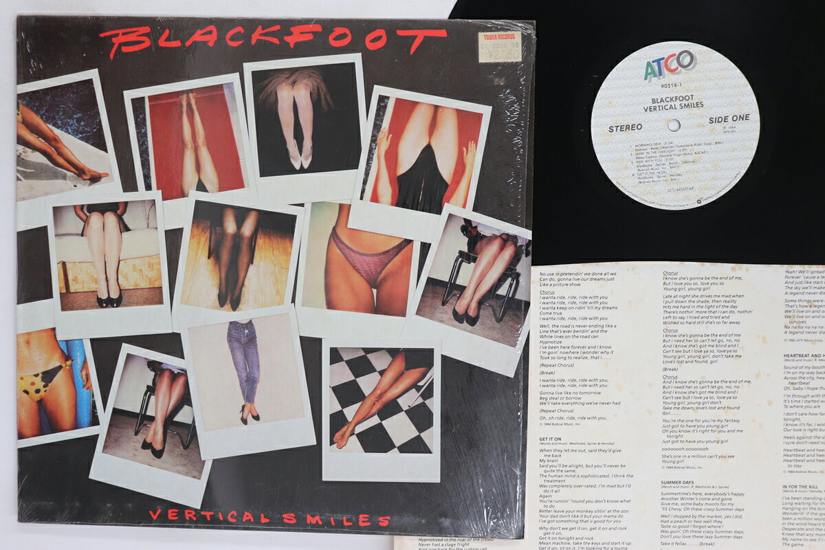 LP Blackfoot Vertical Smiles 902181 ATCO Records /00260