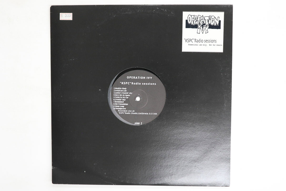 LP Operation Ivy Kspc Radio Sessions NONE NOT ON LABEL /00260