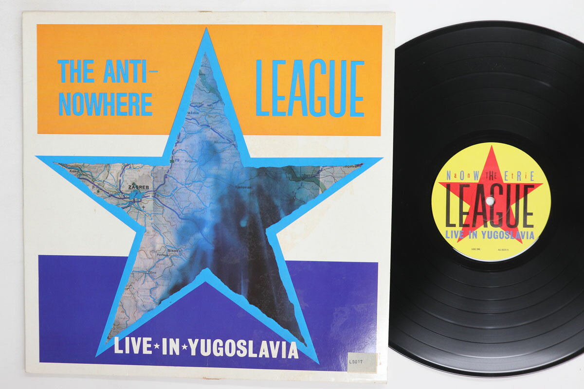 LP Anti-nowhere League Live In Yugoslavia AG0020 AGGRESSIVE ROCKPROD /00260