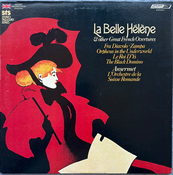 【中古】米LP Ansermet, LOrchestre De La Sui La Belle Helene &amp; other Great French Overtures STS15217 LONDON /00260