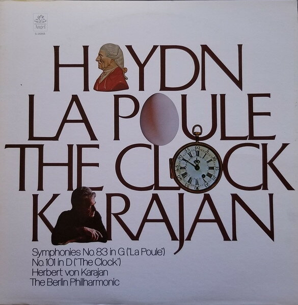 šLP Herbert von Karajan Haydn Symphonies No.83 in G La Poule, No.1...