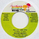 【中古】ジャマイカ7” Dennis Brown, Freddie McGregor We All Are One NONE Diamond Rush Promoti /00080