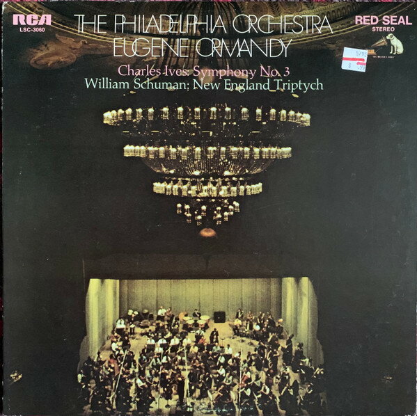 【中古】米LP Philadelphia Orchestra, Eugene Symphony No. 3 / New England Triptych LSC3060 RCA Red Seal /00260