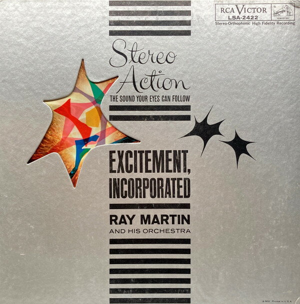 【中古】米LP Ray Martin & His Orchestra Excitement, Incorporated LSA2422 RCA Victor /00260