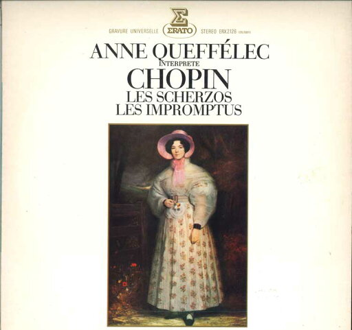 【中古】LP Anne Queffelec , Frederic Chop Les Scherzos Les Impromptus ERX2126 Erato /00260 【中古】LP Anne Queffelec , Frederic Chop Les Scherzos Les Impromptus ERX2126 Erato /00260