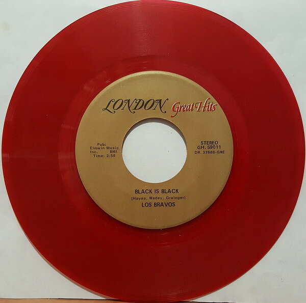 7” Los Bravos Black Is Black / Bring A Little Loving GH59011 London Records /00080