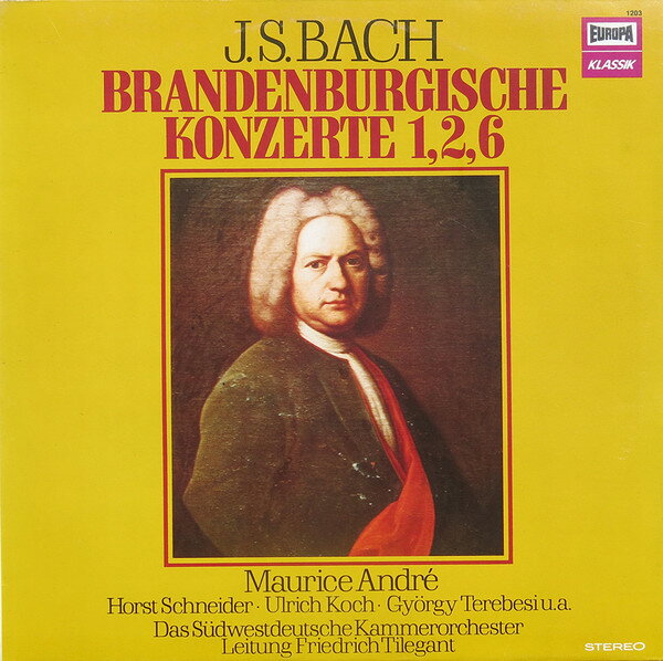 šLP Johann Sebastian Bach, Maurice Brandenburgische Konzerte 1, 2,...