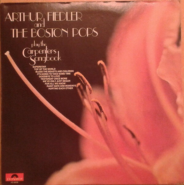 šLP Boston Pops Orchestra, Arthur Play The Carpenters Song Book PD...