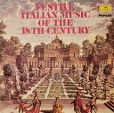 【中古】独LP Rudolf Ewerhart, Mathias Siede Festive Italian Music Of The 18th Century...