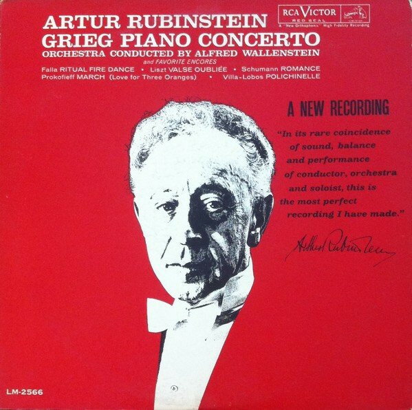 ・アーティスト Arthur Rubinstein, Edvard Grieg, Alfred Wallenstein ・タイトル Grieg Piano Concerto and Favorite Encores ・レーベル・型番 RCA Victor Red Seal LM2566 ・フォーマット LPレコード ・コンディション(盤) 良い (VG+) ・コンディション(ジャケット) 良い (VG+) ・コンディション(帯) オビなし ・特記事項 【カバーにシール付着】 サンプル画像です。実際の商品の画像ではありません 商品写真はバーコード/カタログ番号に対応したサンプル画像ですので、お送りする商品の画像ではありません。帯やライナーなどの付属品は、特記事項に記載されている場合のみ含まれます。プロモやカラーレコードなどの仕様についても、該当する場合のみ特記事項に記載しています。 【ご購入前に必ずご確認ください】 ・本店サイト(www.recordcity.jp)とは価格、送料が違います ・本店サイト、その他支店のオーダーとは同梱発送できません ・別倉庫から発送しているため、店頭受け渡しは対応しておりません ・一部商品は他の通販サイトでも販売しているため、ご注文のタイミングによっては商品のご用意ができない場合がございます。 ・土日祝日はお休みです 金曜・祝前日9時以降のご連絡またはご入金は、返答または発送が週明け・祝日明けに順次対応となります。 ・ご購入後のキャンセル不可 ご購入後のキャンセルはいかなる理由においてもお受けできません。ご了承の上、ご購入くださいませ。 ・日本郵便(ゆうパック/ゆうメール)によるお届けになります。 ・中古品であることをご理解ください 当ストアでは中古商品を主に販売しております。中古品であることをご理解の上ご購入ください。また、一部商品はRecordCityオンラインストアで試聴可能です。 ・返品について お客様のご都合による返品は一切承っておりません。 表記の内容と実際の商品に相違がある場合、また針飛び等で返品・返金をご希望される場合は、商品の到着後1週間以内にご連絡ください。商品の返送をこちらで確認後、キャンセル・返金を行います。 コンディションVG以下の商品は返品できません。プレイに影響のない表面のこすれ傷、プレス起因のノイズ盤は返品の対象外です。 【コンディション表記】 ・ほぼ新品(M-)(Like New) 完全な新品。未使用。当店ではほぼ使用しません ・非常に良い(EX)(Excellent) 中古盤として美品な状態。わずかな経年を感じるものの傷みを感じさせない、当店基準で最高の状態 ・良い(VG+)(Very Good Plus) 丁寧に扱われた中古品で、軽い使用感がみられる。 ・可(VG)(Acceptable) 使い込まれた中古品で、「良い」よりもさらに使用感がみられる。 ・悪い(VG-)(Bad) 状態が悪いアイテム。使用の保障はなく、再生不可、針飛び、目立つノイズがあるかもしれない。状態によるクレーム不可。返品不可。 ・非常に悪い(G)(Very Bad) 「悪い」よりさらに状態が悪いアイテム。使用の保障はなく、再生不可、針飛び、目立つノイズがあるかもしれない。状態によるクレーム不可。返品不可。 ・ジャンク(Fair)(Junk/Fair) 割れている、反っている、水ダメージがある、カビ、ジャケットが分離している、ひどい書き込み、ひどい擦れなど最低の状態。使用の保障はなく、再生不可、針飛び、目立つノイズがあるかもしれない。状態によるクレーム不可。返品不可。 ・ジャンク(Poor)(Junk/Poor) 割れている、反っている、水ダメージがある、カビ、ジャケットが分離している、ひどい書き込み、ひどい擦れなど最低の状態。使用の保障はなく、再生不可、針飛び、目立つノイズがあるかもしれない。状態によるクレーム不可。返品不可。