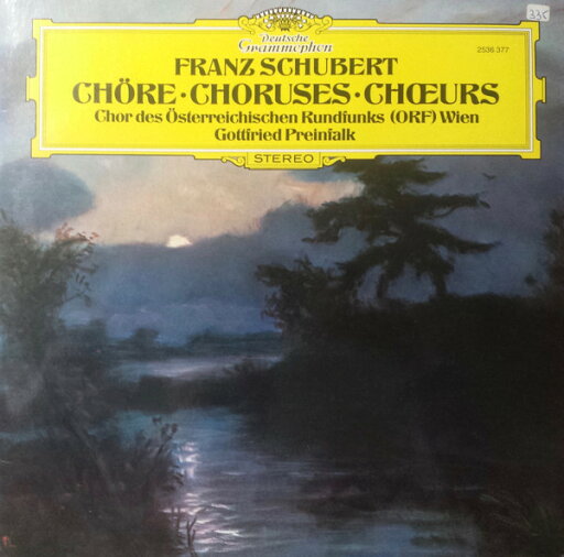 【中古】独LP Franz Schubert - ORF-Chor, Got Chore Choruses Ch?urs 2536377 Deutsche Grammophon /00260 【中古】独LP Franz Schubert - ORF-Chor, Got Chore Choruses Ch?urs 2536377 Deutsche Grammophon /00260