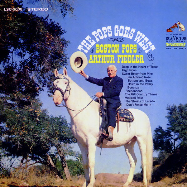 【中古】米LP Boston Pops Orchestra, Arthur The Pops Goes West LSC3008 RCA Victor Red Seal /00260