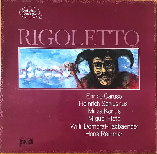 【中古】LP Enrico Caruso, Heinrich Schlus Rigoletto H674 Historia /00260