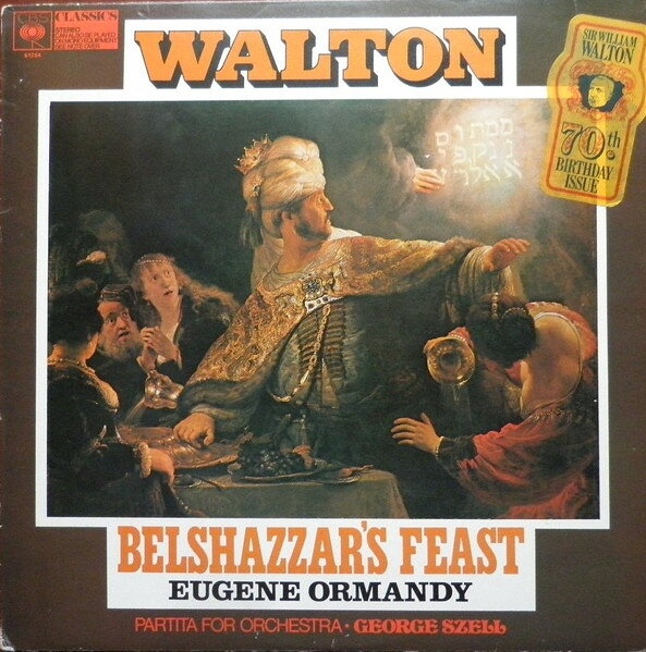 【中古】LP Walton - Eugene Ormandy, Georg Belshazzars Feast / Partita For Orchestra CBS61264 CBS CLASSICS /00260