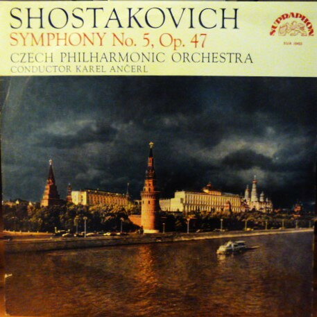 LP Dmitri Shostakovich , The Czec Symphony No. 5 , Op. 47 SUA10423 Supraphon /00260