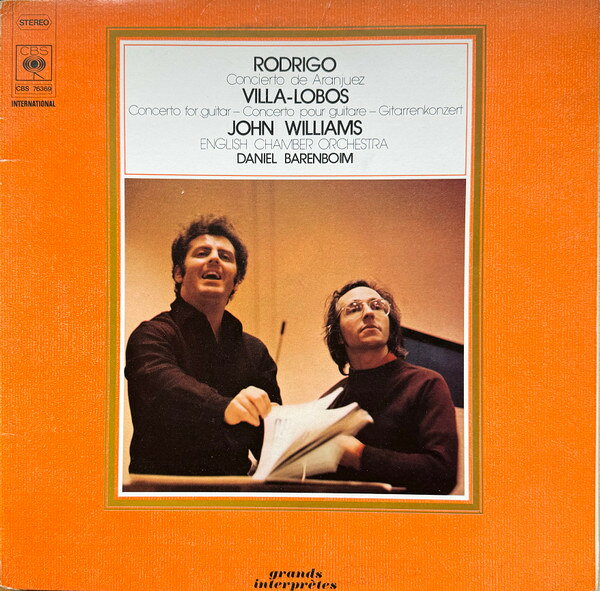 【中古】LP Rodrigo / Villa-Lobos - John W Concierto De Aranjuez / Concerto For Guitar US0090 CBS /00400