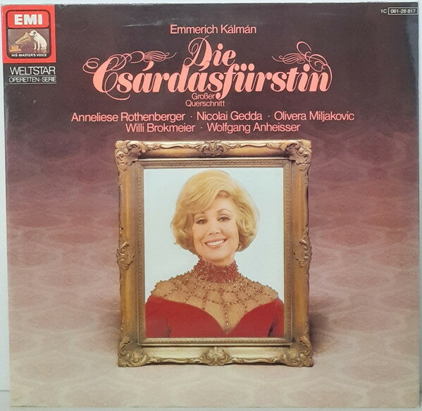 【中古】LP Emmerich Kalman, Anneliese Rot Die Csardasfurstin (Groser Querschnitt) 1C06128817 /00260