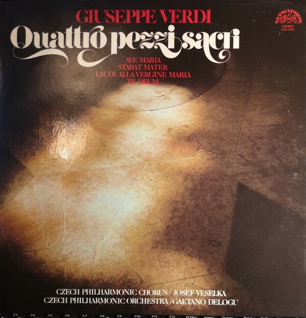 Classic - 【中古】LP Giuseppe Verdi , The Czech Phi Quattro Pezzi Sacri 11122443 Supraphon /00260
