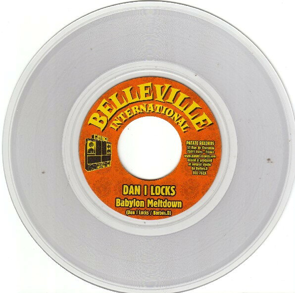 【中古】7” Dan I Locks / Barbes.D Babylon Meltdown BEL762 Belleville Internati /00080