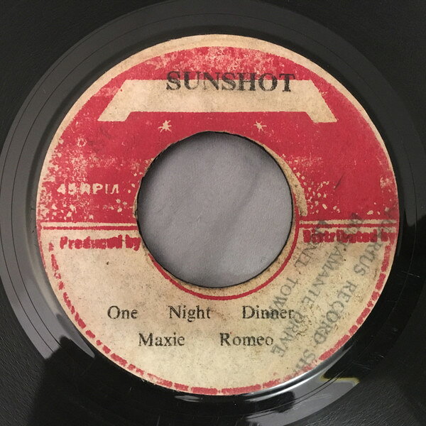 【中古】7” Max Romeo One Night Dinner NONE Sunshot /00080