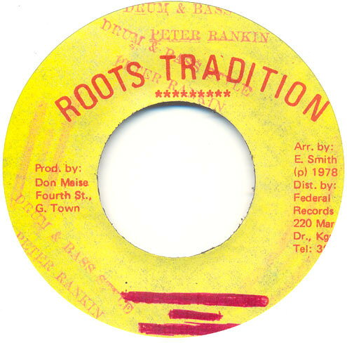 7” Peter Ranking Drum &amp; Bass Style NONE Roots Tradition /00080