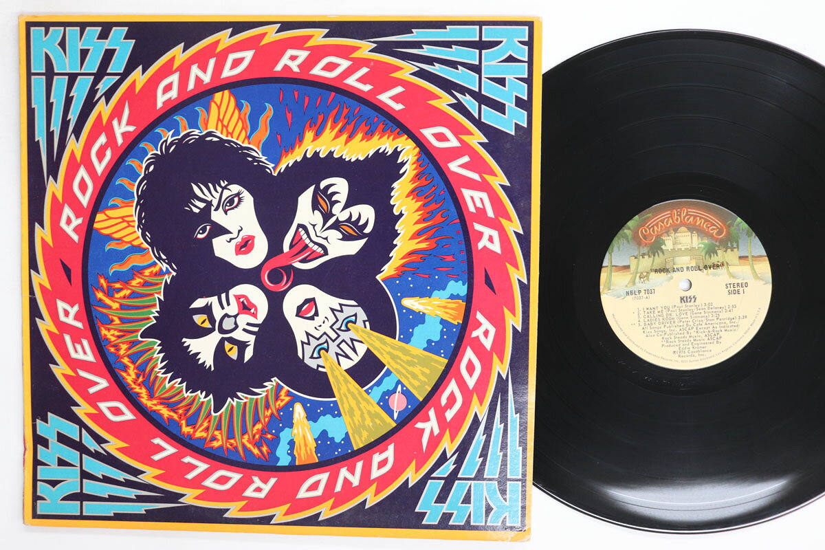 LP Kiss Rock And Roll Over NBLP7037 CASABLANCA /00260