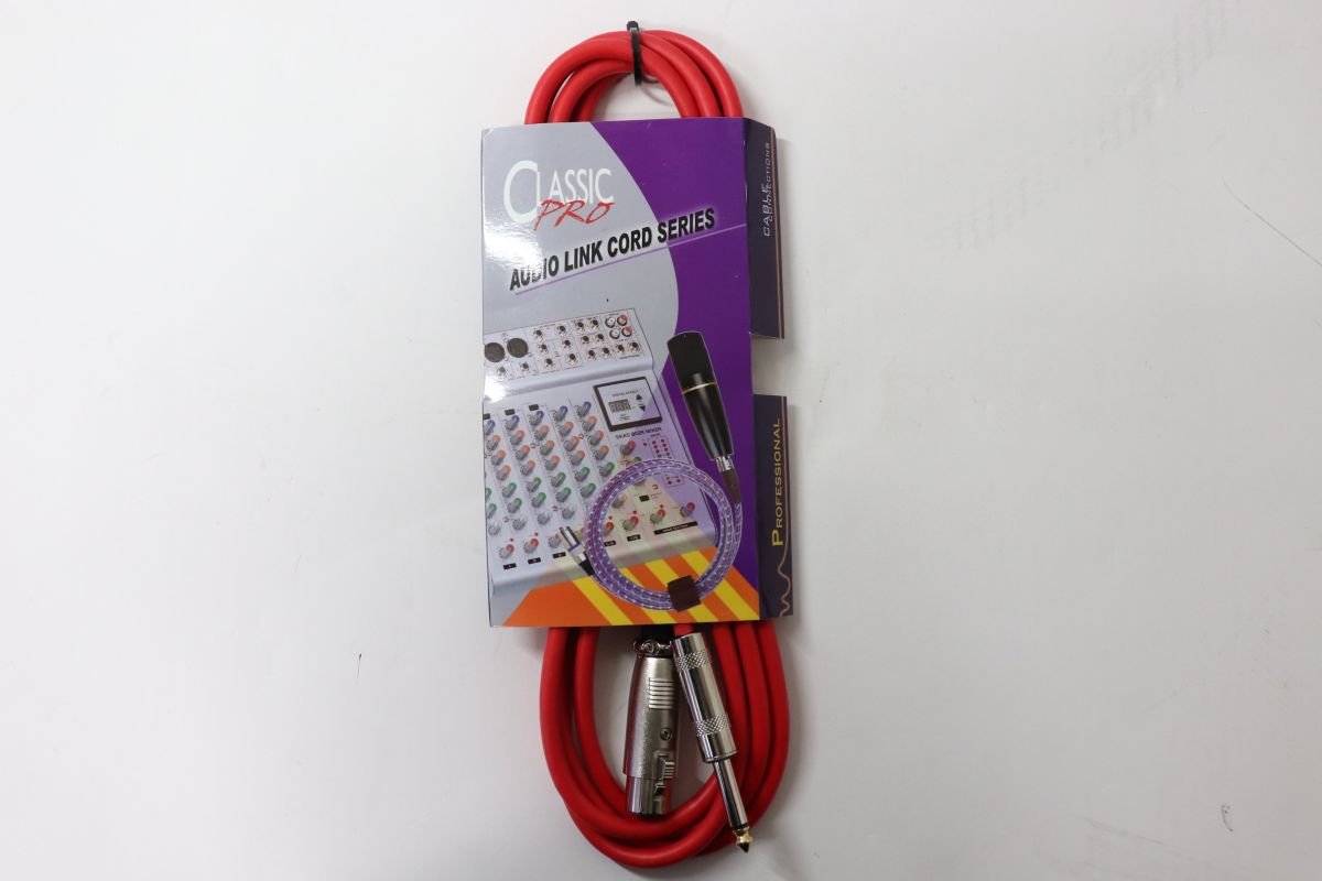 ・商品説明 Classic Pro クラシックプロ MIP030RE マイクケーブル　XLR-フォン 3m 商品状態：S 未使用品 ■3m ■赤 参考重量：235(g) ご購入前に必ずご確認ください ・ご購入者様都合によるご購入後のキャンセル・返品は、いかなる理由においてもお受けできません。 ・送料および代引き手数料はご購入者様のご負担となります。 ・決済期日までにご入金が確認できない場合は、「ご購入者様都合」にてキャンセルさせていただきます。 ・状況により、配送方法を変更させていただく場合がございます。 ・ご注文確定後の商品の追加や複数注文の同梱対応は、一切承っておりません。 ・土日・祝日は原則として発送業務を行っておりません。 ・商品説明は正確に記載するよう努めておりますが、中古品は予期せぬ傷や汚れ等がある場合がございます。ご理解のうえご購入ください。 4342322