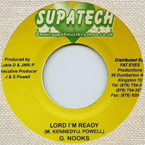 【新品】英7” George Nooks Lord Im Ready Supatech /00059 【新品】英7” George Nooks Lord Im Ready Supatech /00059