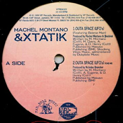 【新品】米12” Michael Montano, Xtatik / Mach Outa Space (UFOs); (Radio Mix) / Showdown; Lo Rider VPRD6322 Mad Bull Music/VP /00215 【新品】米12” Michael Montano, Xtatik / Mach Outa Space (UFOs); (Radio Mix) / Showdown; Lo Rider VPRD6322 Mad Bull Music/VP /00215