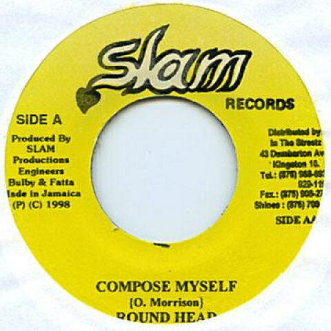 【新品】ジャマイカ7” Round Head / General B Compose Myslef / Preaure Dem Slam /00048