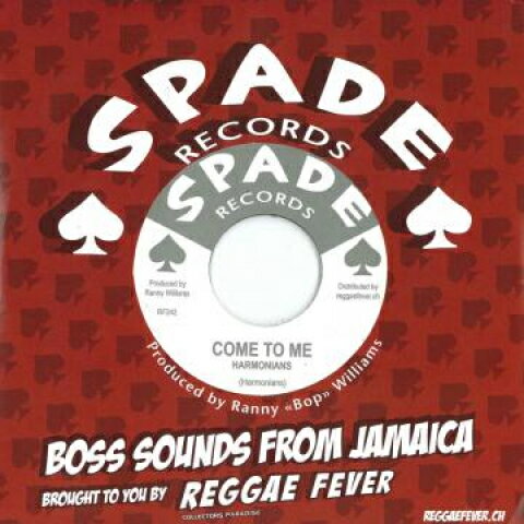 【新品】欧7” Harmonians / Ranny Williams, H Come To Me / War Wagon RF242 Spade/Reggae Fever /00048 【新品】欧7” Harmonians / Ranny Williams, H Come To Me / War Wagon RF242 Spade/Reggae Fever /00048