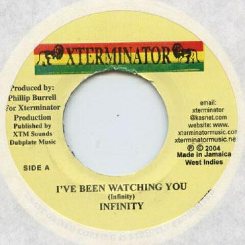 ジャマイカ7” Infinity Ive Been Watching You Xterminator /00048