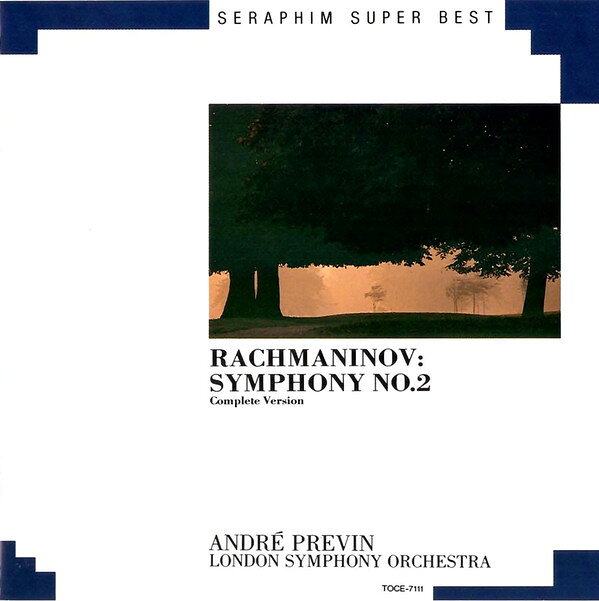 CD Andr? Previn , The London Symphony Orchestra CDC7471592 Seraphim Japan /00110