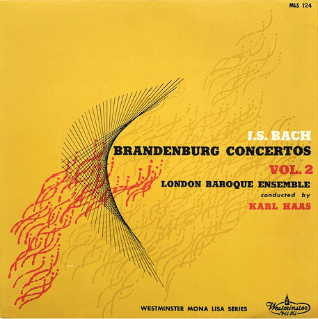 LP London Baroque Ensemble, Karl J. S. Bach: Brandenburg Concertos No. 3, No. 4, No. MLS124 WESTMINSTER /00260