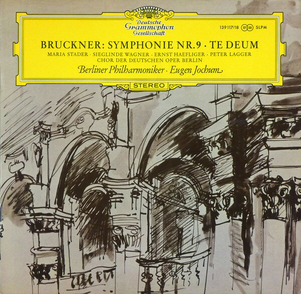 【中古】2discs LP Anton Bruckner Eugen Jochum Symphonie Nr. 9 Te Deum 139118 Deutsche Grammophon /00520