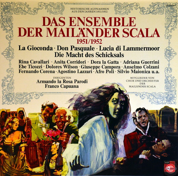LP Various Das Ensemble Der Mailander Scala 1951/1952 05223280 BASF /00260