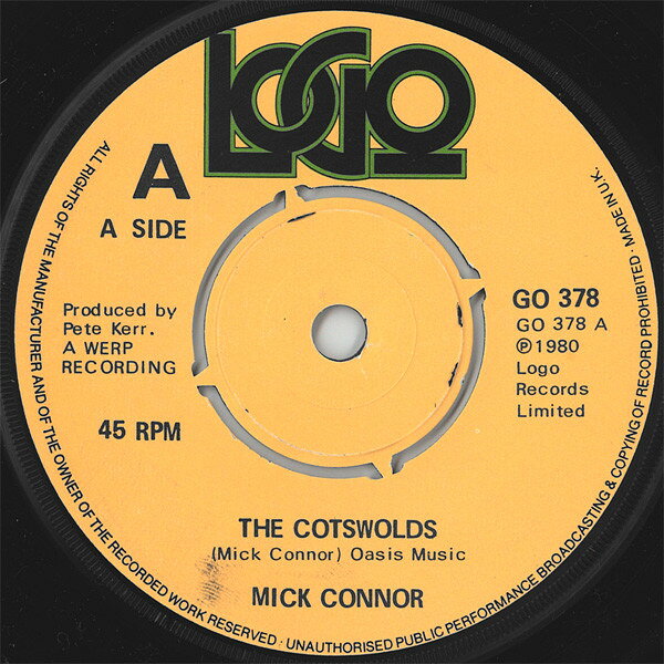 7” Mick Connor The Cotswolds GO378 Logo /00080